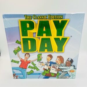 NEW Pay Day Board Game The Classic Edition By Hasbro Complete Sealed Box 2021